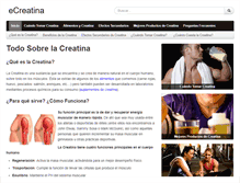 Tablet Screenshot of ecreatina.com